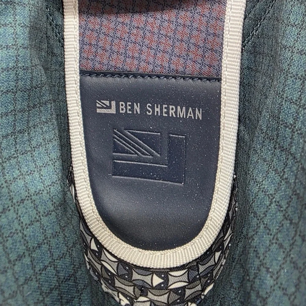 Ben Sherman Mens 8.5 Gray Fabric Chukka Boots Casual‎ Sneakers Rubber Outsole